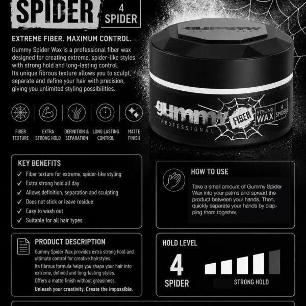 Gummy Spider Wax 150 ml